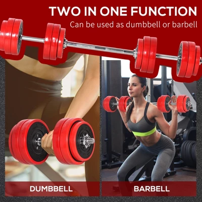 Dexmalle 66lbs Convertible To Barbell Weight Set 6 Dexmalle 66lbs Convertible To Barbell Weight Set - Image 4