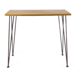 Dexmalle WOOD AND METAL BAR TABLE -Fradel & Spies GUEST 830f8270 00a3 44ec 878a e7fb09f9a779