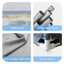 Dexmalle Baby Playard Cloth Playpen Removable Enclosures -Fradel & Spies GUEST 84e6855a 3561 451a 8b7c dab953574db3