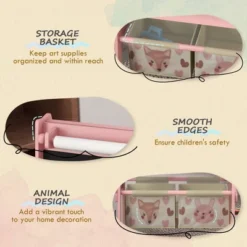 Dexmalle 3 In 1 Toddler Painting Easel With Blackboard -Fradel & Spies GUEST 861fc24e d0da 4fdb b958 128fab9d2385