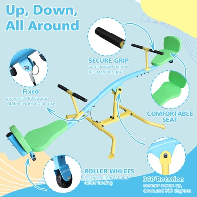 Dexmalle Children's Seesaw Double Person 360° Rotating Seesaw 8 Dexmalle Children's Seesaw Double Person 360° Rotating Seesaw - Image 6