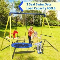 Dexmalle Indoor/Outdoor Metal Swing Set With Safety Belt 14 Dexmalle Indoor/Outdoor Metal Swing Set With Safety Belt -Fradel & Spies GUEST 88c234bc 48dd 4959 89cb c37a47d4d791