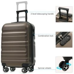 Dexmalle Lightweight Travel Suitcase Set With Foldable Duffel Bag -Fradel & Spies GUEST 890b7523 7612 4b1d a831 6762b964f966