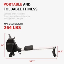 Dexmalle Rowing Machine 264 LBS Weight Capacity Foldable Rower -Fradel & Spies GUEST 8d7d3b76 34e6 49c1 8f83 d63e8b95a7ca