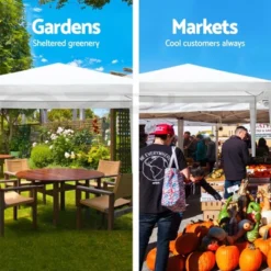 Dexmalle Outdoor Party Wedding Tent Canopy Heavy Duty Gazebo With 5 Removable Sidewalls -Fradel & Spies GUEST 8d81211c e3c1 45e2 808e 07ace3c2ba37