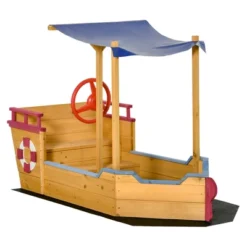 Dexmalle Pirate Ship Sandbox With Cover And Rudder -Fradel & Spies GUEST 9010c34c 64af 4fce 9b71 7978ceac09f0
