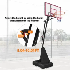 Dexmalle Indoor/Outdoor Basketball Goal With Rebound Board And Wheels -Fradel & Spies GUEST 90671c37 5de2 4aa0 a498 b0e11fb7e6b8