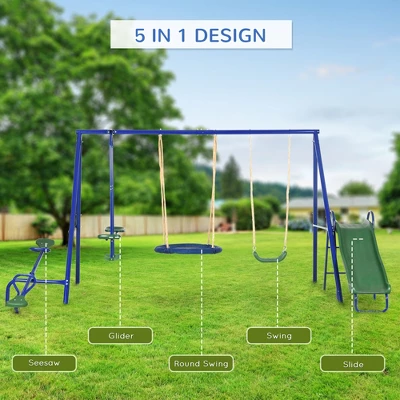 Dexmalle 616 Lbs Swing Set For Backyard 4 Dexmalle 616 Lbs Swing Set For Backyard - Image 2