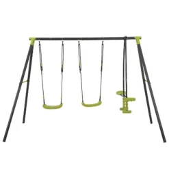 Dexmalle Interesting Triple Children Metal Safe Swing Set -Fradel & Spies GUEST 9477d2c9 daa9 487e 8217 11e5626bf698