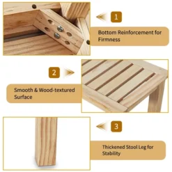 Dexmalle Patio Dining Beach With Slatted Seat,Backyard/Hallway/Living Room -Fradel & Spies GUEST 96060fab 944d 401c 9f9b f16a3b5d22c1