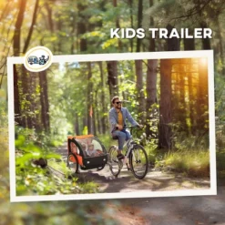 Dexmalle 2-Seat Child Bike Trailer For Kids -Fradel & Spies GUEST 96994c19 388a 44d9 8b4b 61200f29a6e3