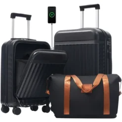 Dexmalle Front Opening Luggage Set 3 Piece