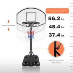 Dexmalle 3.1ft To 4.7ft Height-Adjustable Basketball System Goal Stand For Kids 18 Dexmalle 3.1ft To 4.7ft Height-Adjustable Basketball System Goal Stand For Kids -Fradel & Spies GUEST 9f6dcbcf 274a 4e4f 8ae9 296418f2070e