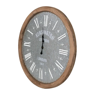 Dexmalle Grant Oversized Wall Clock With Fir Wood Frame 3 Dexmalle Grant Oversized Wall Clock With Fir Wood Frame