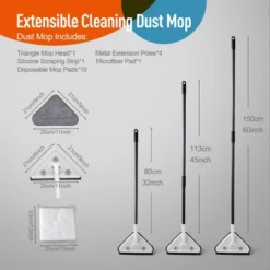 Dexmalle Effortless Wall Cleaning Mop With Disposable Pads -Fradel & Spies GUEST a0931336 069c 4e18 8c82 4c84360e9916