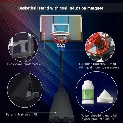 Dexmalle Portable Basketball Hoop Basketball System 12 Dexmalle Portable Basketball Hoop Basketball System - Image 10