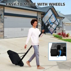 Dexmalle Basketball Hoop Adjustable Height 4.74-10 FT