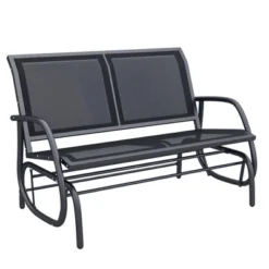 Dexmalle Patio Glider Bench,Ventilating Sling Fabric Surface -Fradel & Spies GUEST a2a8cf4b 79a5 4d32 9946 6bd88d7bb95e