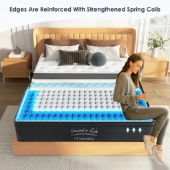 Dexmalle 8 Inch Hybrid Mattress, Individually Pocketed Innerspring -Fradel & Spies GUEST a30810ca e807 40ae a6e0 5cdc1e89370b