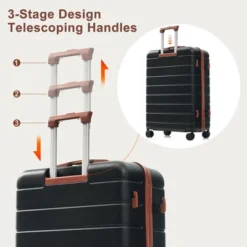 Dexmalle Premium ABS Travel Luggage Set