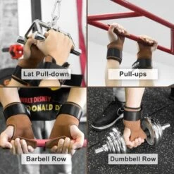 Dexmalle Weight Lifting Grips With Wrist Straps