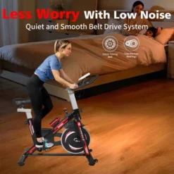 Dexmalle Indoor Exercise Bike Cycling Bike With Comfortable Seat Cushion Black+Red -Fradel & Spies GUEST a4923258 f9f2 4809 9cbb a674a9d75b5c