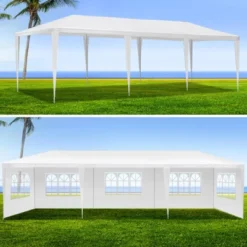 Dexmalle 10'x30' Outdoor Party Wedding Tent With 8 Removable Sidewalls -Fradel & Spies GUEST a5eeff96 5bbf 46aa bb07 8abbee9832e6