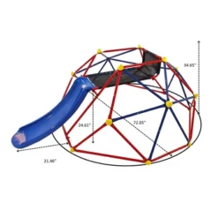 Dexmalle Dome Climber With 1.2m Slide For Age 3+ -Fradel & Spies GUEST a60593c7 3b6b 4cd8 bbd1 4a44282a4fd2