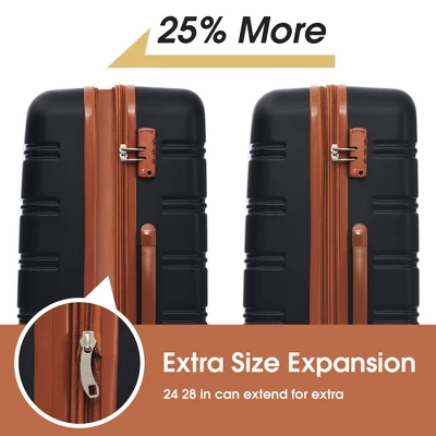 Dexmalle Hardshell Luggage Sets 2Pcs + Bag Spinner Suitcase 6 Dexmalle Hardshell Luggage Sets 2Pcs + Bag Spinner Suitcase - Image 4