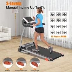 Dexmalle Easy Folding Treadmill For Home Use