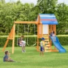 Dexmalle Wooden Outdoor Swing Set 3 In 1 Swing Set -Fradel & Spies GUEST a966c740 a27c 43dd 8f6d d5f5fedfc685