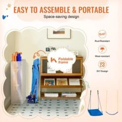 Dexmalle 6 In 1 Swing Set 440lbs Capacity Metal Swingset -Fradel & Spies GUEST aa51b00a 6605 48c1 a4c0 e216a0602f9e