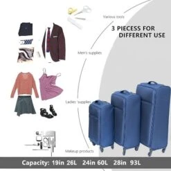 Dexmalle Oxford Cloth Suitcase Dark Blue(No Password Lock) -Fradel & Spies GUEST aaf498d3 dc34 438a 87fd 7d331f01dac6
