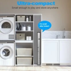 Dexmalle 6ft Black Mid-Size Table Tennis Table Foldable -Fradel & Spies GUEST abd80879 8f2f 4cbb 9d47 d49352f4e63c