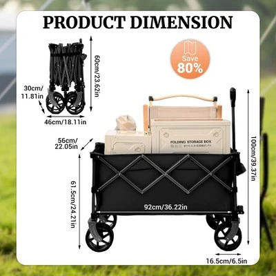 Dexmalle Dexmalle 450LB Heavy Duty Foldable Wagon 8 Dexmalle Dexmalle 450LB Heavy Duty Foldable Wagon - Image 6