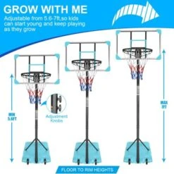 Dexmalle Portable Basketball Goal System With Stable Base And Wheels -Fradel & Spies GUEST ad349190 8912 463c 9cd8 980aed73c7b3