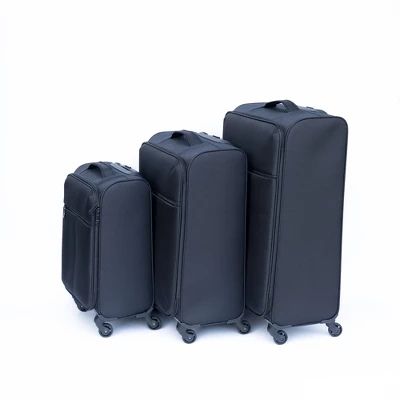 Dexmalle Oxford Cloth Suitcase Black(No Password Lock) 3 Dexmalle Oxford Cloth Suitcase Black(No Password Lock)