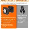 Dexmalle Square Dumbbell 9 In 1 Free Adjustable Dumbbells Set 2 Dexmalle Square Dumbbell 9 In 1 Free Adjustable Dumbbells Set -Fradel & Spies GUEST b112f758 7079 4eef a67b e38900b90b49 2