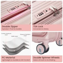 Dexmalle Expandable Carry On Luggage With TSA Lock Airline Approved 16 Dexmalle Expandable Carry On Luggage With TSA Lock Airline Approved -Fradel & Spies GUEST b1c7d43f b6c4 4183 bb19 6b90592abe2d