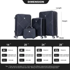 Dexmalle 4-piece ABS Lightweight Suitcase -Fradel & Spies GUEST b2aff3cc 9996 40c9 97b4 c584df33be9b