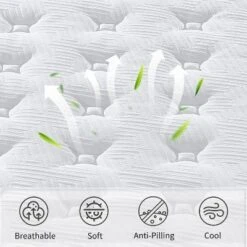 Dexmalle QUEEN Size 12 Inch Hybrid Mattress Individual Pocket Spring -Fradel & Spies GUEST b37f02a0 bad4 4567 bd0b e633acdd6b3f