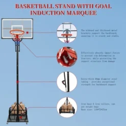 Dexmalle Indoor/Outdoor Basketball Goal With Counterweight Bag -Fradel & Spies GUEST b3cd814f ac46 4580 bb37 2ff953d50c71
