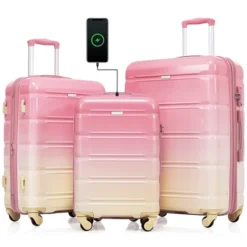 Dexmalle ABS+PC Hard Shell Luggage With Spinner Wheels 26 Dexmalle ABS+PC Hard Shell Luggage With Spinner Wheels -Fradel & Spies GUEST b4a68b0b 6407 40d7 8d47 9777a8878159