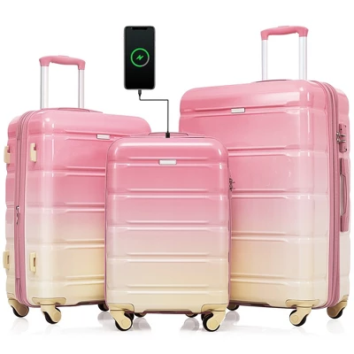 Dexmalle ABS+PC Hard Shell Luggage With Spinner Wheels 14 Dexmalle ABS+PC Hard Shell Luggage With Spinner Wheels - Image 12