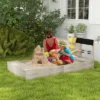 Dexmalle Wooden Sandbox With Liner