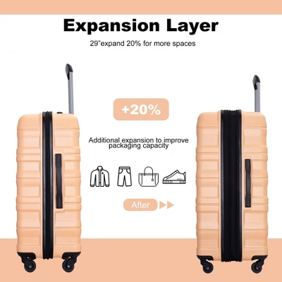 Dexmalle Expandable 3 Piece Luggage Sets 4 Dexmalle Expandable 3 Piece Luggage Sets - Image 2