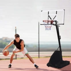 Dexmalle Portable & Adjustable Basketball Hoop