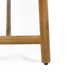 Dexmalle Rustic Patio 3 Seater Bench With Rattan Cushion -Fradel & Spies GUEST b7c80461 ffa7 4d3b 8bff bd0faaee6b81