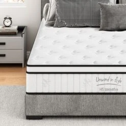 Dexmalle 12 Inch Hybrid Mattress, Individually Pocketed Innerspring -Fradel & Spies GUEST b806bcb0 311d 4381 a9ce ba1f05141b3a