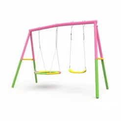 Dexmalle 440lbs Swing Set With Heavy-Duty A-Frame Metal -Fradel & Spies GUEST b91a135a 6542 40d6 8b7d f5fdfa7a84a3